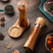 Manual Acacia Wood Pepper Grinder Spice Grinder with Stainless Steel Ring