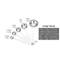 Food Grade Stainless Steel Anti-Rust Seasoning Measuring Spoons for Home Kitchen