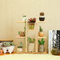 Multi-Layer Desktop Solid Wood Flower Stand Shelf for Book / Toys / Plants
