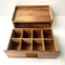 Custom Acacia Wood Coffee Storage Box Drawer Box Tea Set Storage Box
