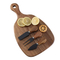 Beautiful Gift Multifunction Bamboo Wood Cutting Board with Knives for Cheese Bread Pizza