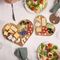 Heart Shape Acacia Wood Cutting Board Serving Board Set of 2