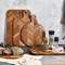 Herringbone Design Acacia Wood Cutting and Serving Board