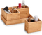 Multi-Use Bamboo Wooden Makeup Organizer Storage Box Set for Home Office