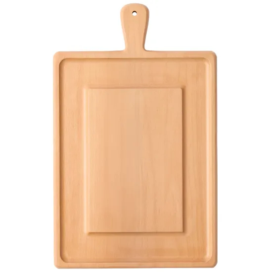 Paddle Shape Beech Wood Serving Plate Charcuterie Board