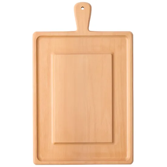 Paddle Shape Beech Wood Serving Plate Charcuterie Board