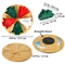 Elegant 5-Piece Christmas Tree Ceramic Chip and DIP Set