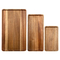 Versatile Acacia Serving Tray Set for Cheese and Appetizers