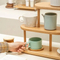 Multifunctional 3 Layer Solid Wood Storage Shelf Desktop Cosmetics Storage Shelf