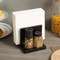 Napkin Salt Pepper Holder Wooden Napkin Holder for Salt and Pepper Shakers Caddy