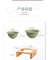 Pet Supply Ceramic Cat and Dog Bowls with Bamboo Stand