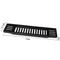 Black Color Bamboo Bathtub Caddy Tray Reading Rack Tablet Holder