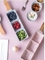 Stylish Ceramic Plate Set with Wooden Handles for Snacks