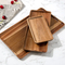Personalized Kitchen Tools Santa Claus Acacia Wood Candy Dish Serving Board / Tray