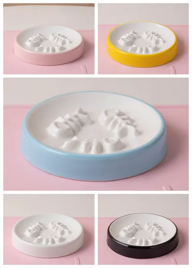 Anti - Choking and Anti - Spillage Pet Feeding Food Bowl for Dog and Cat