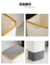 Large - Capacity Two - Tone Bamboo - Oxford Fabric Laundry Storage Basket for Bedroom