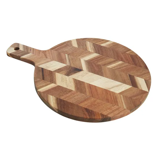 Herringbone Acacia Wood Cutting Board