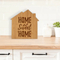Charming House-Shaped Bamboo Serving Board for Unique Gifts