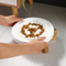 Ceramic Cat and Dog Feeding Bowl Meal Bowl Pet Plate for Small Kitten and Puppy