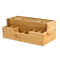 Bamboo Desktop Storage Organizer Box for Office and Home