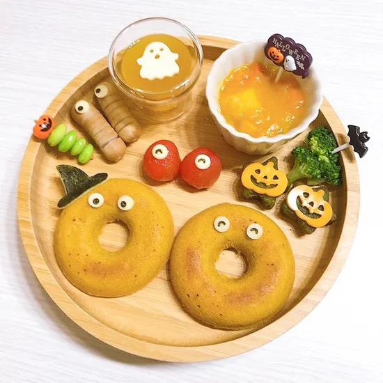 Round Shaped Bamboo Kids Plate with Suction for Home