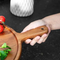 Hot Selling Custom Round Acacia Wood Serving Tray with Handle