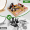 5 - Piece Bamboo Drawer Organizer Set Bamboo Storage Box for Bathroom, Kitchen & Office