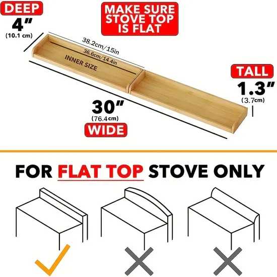 Magnetic Bamboo Wall Storage Rack for Spice Organization