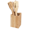 Personalize Square Bamboo Holder and Kitchen Utensils Set for Kitchen