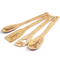 Custom Lasered Bamboo Slotted Spoon and Spatula for Kitchen