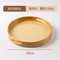 Round Shape Rattan Weave Bamboo Tea Tray for Home, Hotel and Living Room