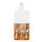 Paddle Shape Acacia Wood Marble Charcuterie Board with Handle