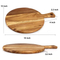 Hot Selling Round Acacia Serving Board for Pizza Fruit Charcuterie