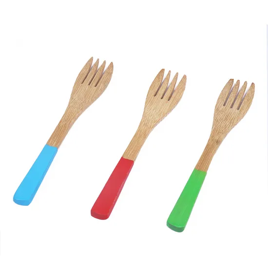 Wholesale Many Design Bamboo Dining Fork Camping Fork