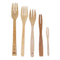 Bamboo Baby Camping Fork with Colorful Handle