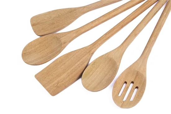Supply Bamboo Spoon and Spatulas with Round Handle