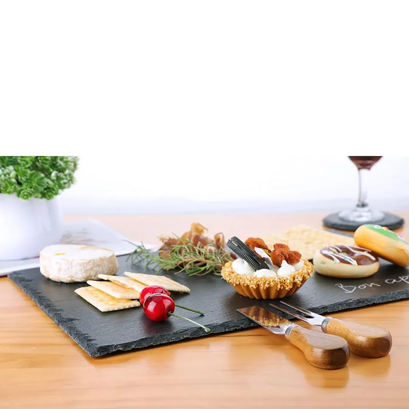 Hot Selling Large Black Slate Serving / Charcuterie Board