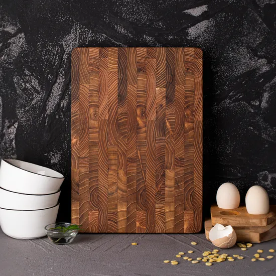 End Grain Teak Wood Cutting Boards Kitchen Chopping Board