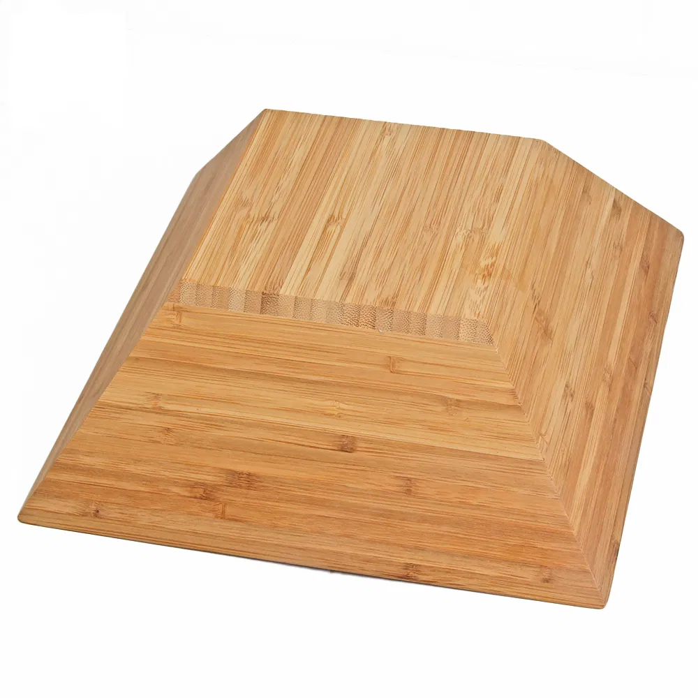 Square Bamboo Serving Bowls for Salad and Fruit