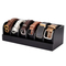 6-Grid Natural Bamboo Belt Organizer Box for Closet and Drawer