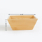 Square Shape Bamboo Salad Bowl Serving Bowl for Kitchen