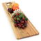 Long Paddle Shape Wood Serving Board Charcuterie Board for Events