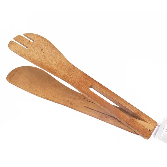 Wholesale Wide Bamboo Bread Tongs