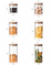 Wholesale High Borosilicate Glass Food Storage Jar with Bamboo Lid