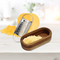 Stainless Steel Cheese Grater with Wood Container Hand Grater Mini Grater