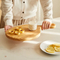 Custom Kitchen Designs Olive Wood Serving Platter Cheese Board with Handle