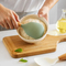 Creative Heat Resistant Non -Stick Standable Silicone Rice Spoon with Wooden Handle