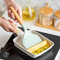 Beech Handle Non-Stick Wide Silicone Jade Burning and Frying Shovel for Kitchen