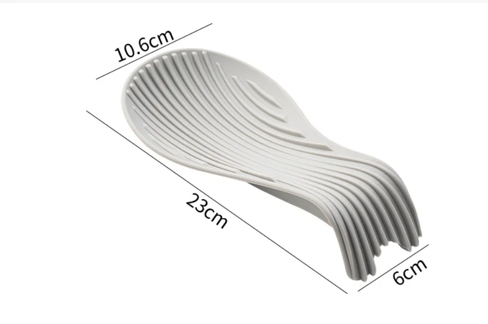 Thickened Non-Slip Silicone Kitchen Gadgets Spatula Spoon Holder Spoon Rest