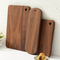 Deer Shape Engraved Walnut Wood Cheese Serving Board with Rustic Finish